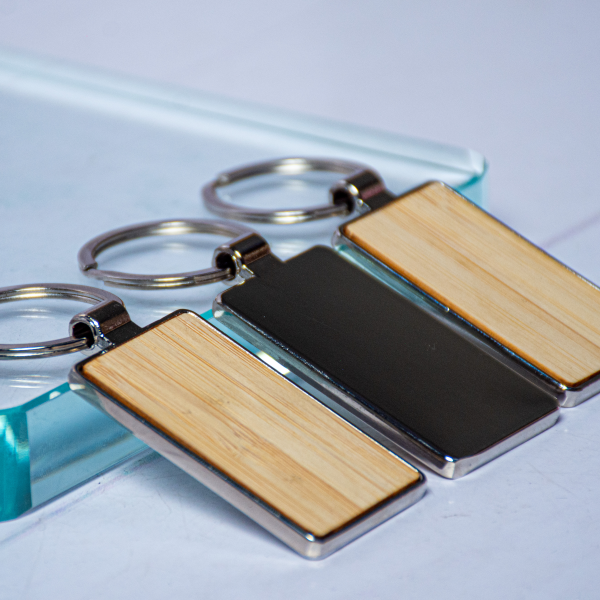 Rectangular Wooden Silver
